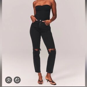 Curve Love 90s Ultra High Rise Straight Jeans